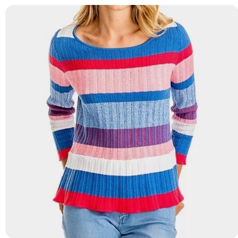 SOUTHERN TIDE Peplum Sweater